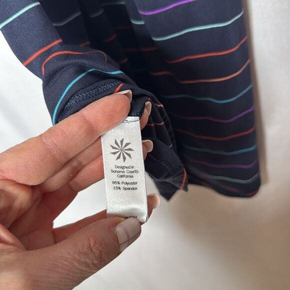 Athleta Stripe Chi Tank Top. Size XSmall. - Picture 8 of 8